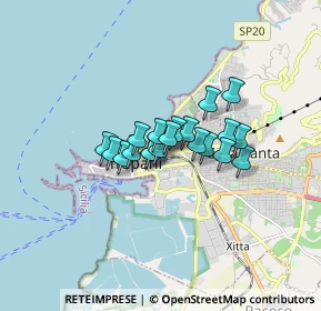 Mappa Via Vespri, 91100 Trapani TP, Italia (1.0975)