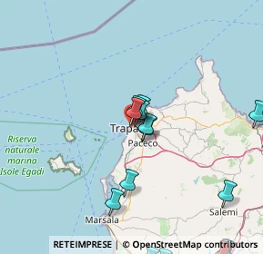 Mappa Via Vespri, 91100 Trapani TP, Italia (23.35563)