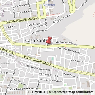 Mappa Via Argenteria, 91016 Casa Santa TP, Italia, 91016 Erice, Trapani (Sicilia)