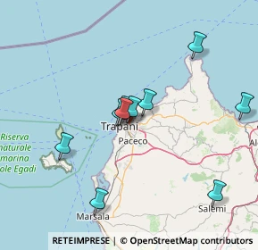 Mappa Via Monte S. Giuliano, 91100 Trapani TP, Italia (16.61)