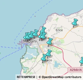 Mappa Via Monte S. Giuliano, 91100 Trapani TP, Italia (3.3625)