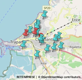 Mappa Via Palermo, 91100 Trapani TP, Italia (1.44412)