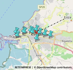 Mappa Via Palermo, 91100 Trapani TP, Italia (1.23909)