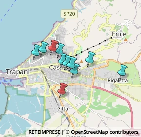 Mappa Via Santa Bernadetta, 91016 Erice TP, Italia (1.34545)