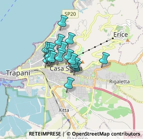 Mappa Via Santa Bernadetta, 91016 Erice TP, Italia (1.2145)