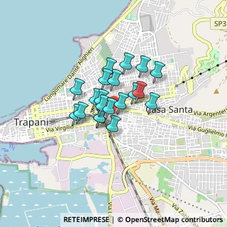 Mappa Via Capitano Verri, 91100 Trapani TP, Italia (0.586)