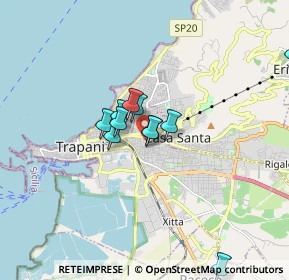 Mappa Via Palma, 91100 Trapani TP, Italia (1.5)