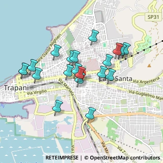 Mappa Via Palma, 91100 Trapani TP, Italia (0.9595)