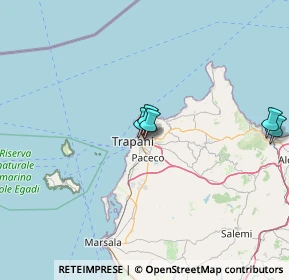 Mappa Via Antonino de Stefano, 91016 Erice TP, Italia (54.078)