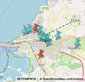 Mappa Via Antonino de Stefano, 91016 Erice TP, Italia (1.26091)