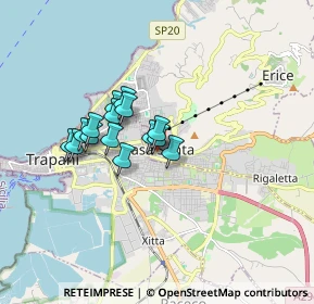 Mappa Via Antonino de Stefano, 91016 Erice TP, Italia (1.36333)