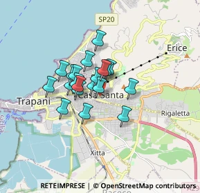 Mappa Via Antonino de Stefano, 91016 Erice TP, Italia (1.2185)