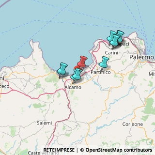 Mappa Strada Provinciale, 90047 Partinico PA, Italia (14.9025)
