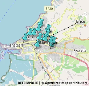 Mappa Via Mario Barresi, 91016 Erice TP, Italia (0.92733)