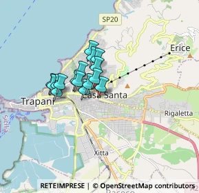 Mappa Via Mario Barresi, 91016 Erice TP, Italia (1.27688)