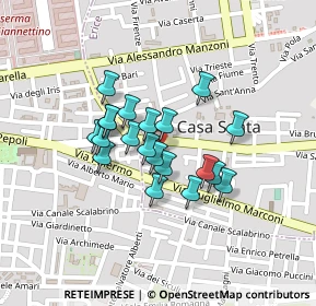 Mappa Via Mario Barresi, 91016 Erice TP, Italia (0.173)