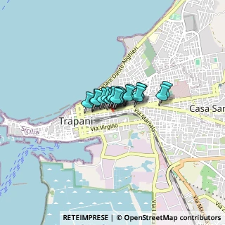 Mappa Via Marino Torre, 91100 Trapani TP, Italia (0.356)
