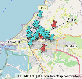 Mappa Via Bileti Santoro, 91016 Casa Santa TP, Italia (1.091)