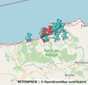 Mappa SS 289, 98075 San Fratello ME, Italia (9.7825)