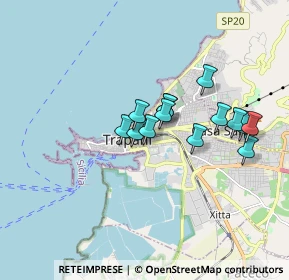 Mappa Via Capitano Fontana Sergio, 91100 Trapani TP, Italia (1.51)