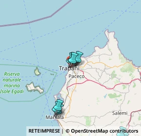 Mappa Via Capitano Fontana Sergio, 91100 Trapani TP, Italia (23.835)