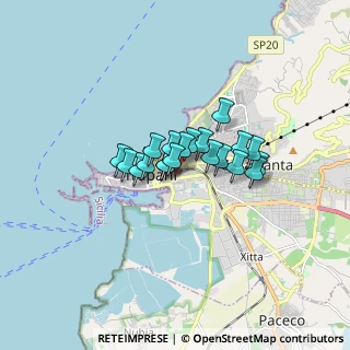 Mappa Via Poma, 91100 Trapani TP, Italia (1.0905)