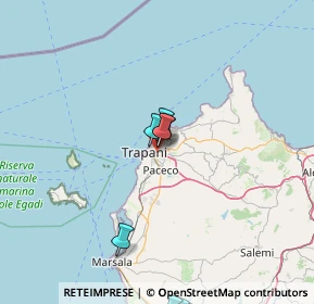 Mappa Via Sicani, 91100 Trapani TP, Italia (30.10733)