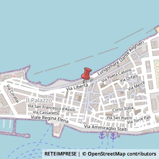 Mappa Via Libertà, 10, 91100 Trapani, Trapani (Sicilia)