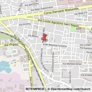 Mappa Piazza F.lli Genna, 18, 91100 Trapani, Trapani (Sicilia)