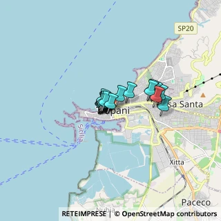 Mappa Via Bastioni, 91100 Trapani TP, Italia (0.90947)