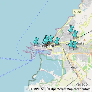 Mappa Via Bastioni, 91100 Trapani TP, Italia (1.31727)