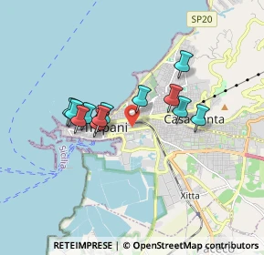 Mappa Via Virgilio, 91100 Trapani TP, Italia (1.57)