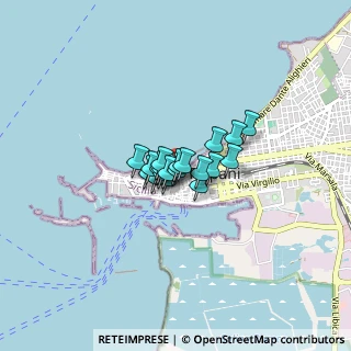 Mappa Piazza Mercato del Pesce, 91100 Trapani TP, Italia (0.414)