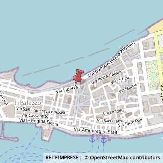 Mappa Via Libertà, 4, 91100 Trapani, Trapani (Sicilia)