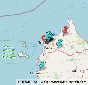 Mappa Piazza Mercato del Pesce, 91100 Trapani TP, Italia (6.50727)