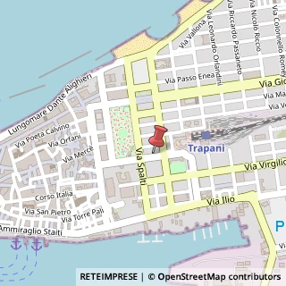 Mappa Via Osorio, 33, 91100 Trapani, Trapani (Sicilia)