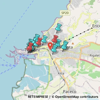 Mappa Via Castellammare, 91100 Trapani TP, Italia (1.529)