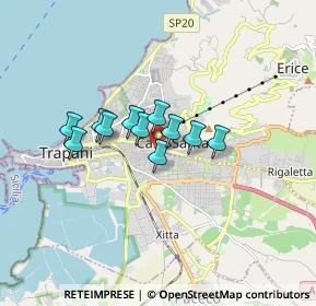 Mappa Via Giardinetto, 91100 Trapani TP, Italia (1.24)