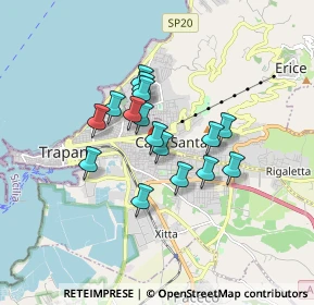 Mappa Via Giardinetto, 91100 Trapani TP, Italia (1.38563)