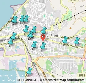 Mappa Via Giardinetto, 91100 Trapani TP, Italia (1.1625)