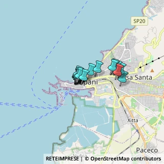 Mappa Via Orfanotrofio, 91100 Trapani TP, Italia (0.9)