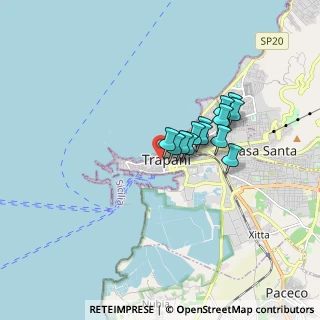 Mappa Via Orfanotrofio, 91100 Trapani TP, Italia (1.30077)