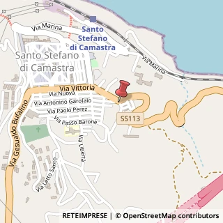 Mappa STRADA ST. 113, Santo Stefano Di Camastra, ME 98077, 98077 Santo Stefano di Camastra ME, Italia, 98077 Santo Stefano di Camastra, Messina (Sicilia)