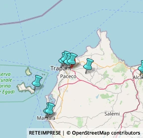 Mappa SS 113, 91100 Trapani TP (18.08273)