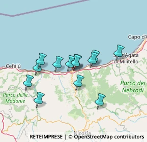 Mappa Via Croce Milia, 98077 Santo Stefano di Camastra ME, Italia (12.66077)