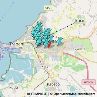 Mappa Via Abruzzo, 91100 Trapani TP, Italia (1.2335)