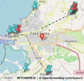 Mappa Via Abruzzo, 91100 Trapani TP, Italia (3.68071)