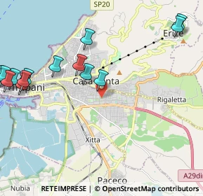 Mappa Via Abruzzo, 91100 Trapani TP, Italia (3.04143)