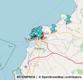 Mappa Via Ventinove, 91100 Trapani TP, Italia (4.12909)