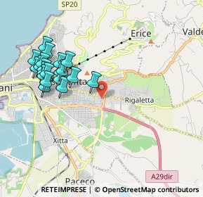 Mappa Via Ventinove, 91100 Trapani TP, Italia (2.369)